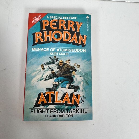 Perry Rhodan & Atlan Lot of 5 Books (7 Stories) Ace Sci-Fi Space Opera Vintage - Picture 7 of 16